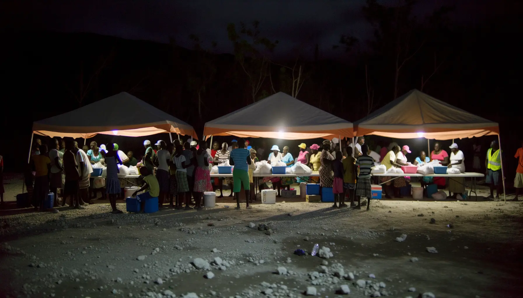 Versammlung in Port-au-Prince