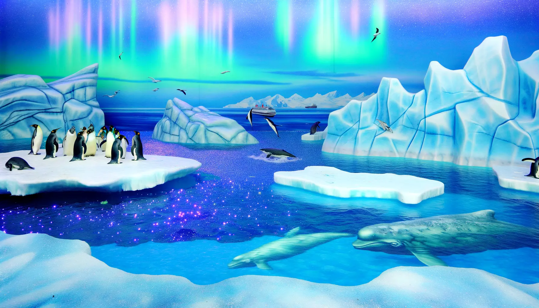 Bezaubernde Illustration Polar Ocean