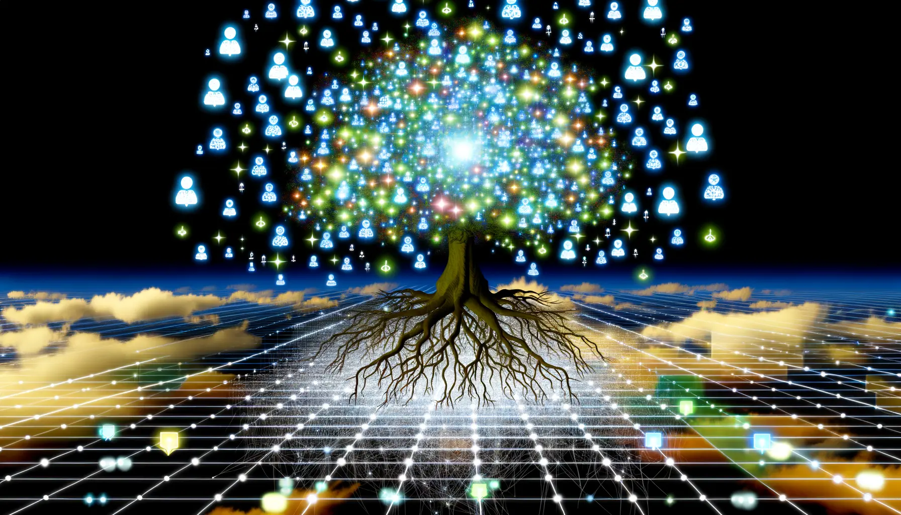 Digitale Community als strukturierter Baum