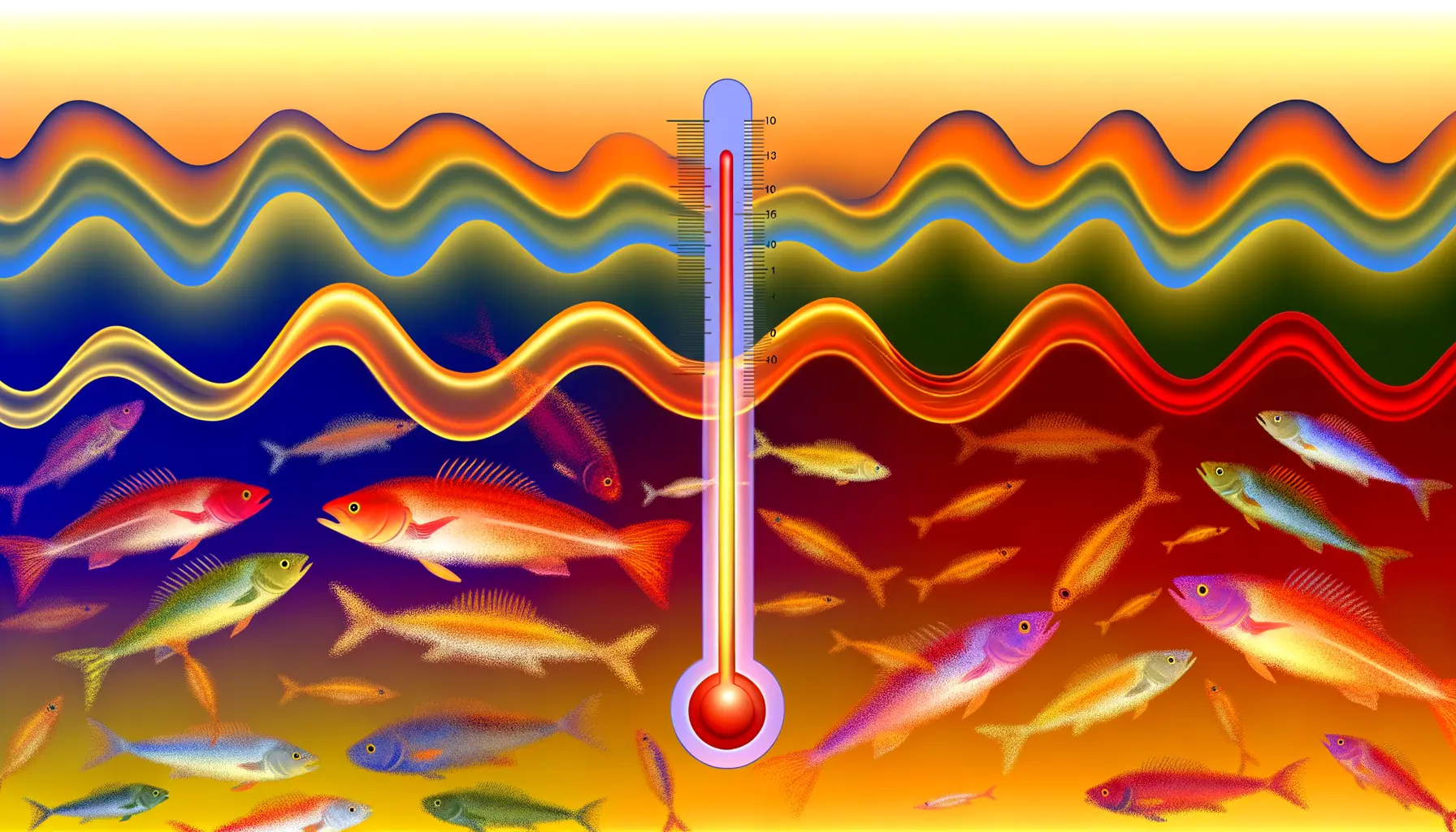 Energiebedarf von Fischen bei verschiedenen Wassertemperaturen