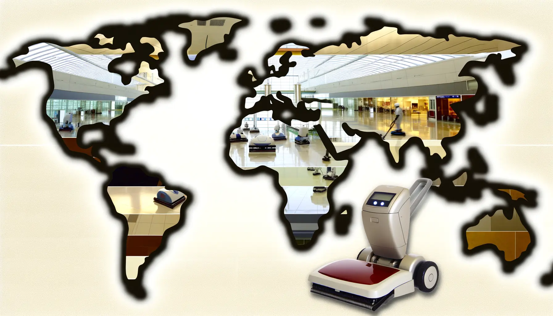 Gausium Reinigungsroboter auf globalen Märkten