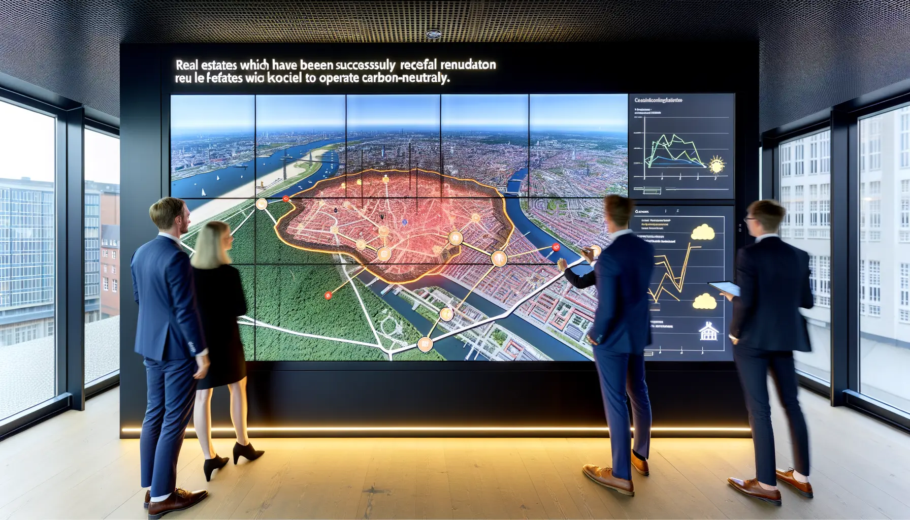 Digitales Konzept der Stadtplanung in Hamburg