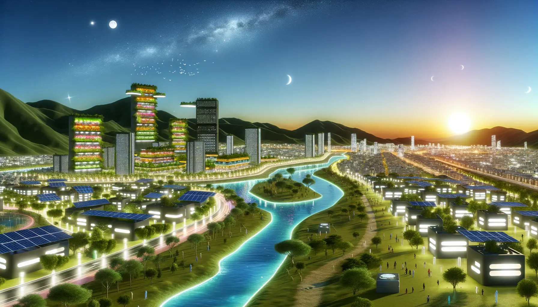 Nachhaltige Technologien prägen die Skylines der Zukunft