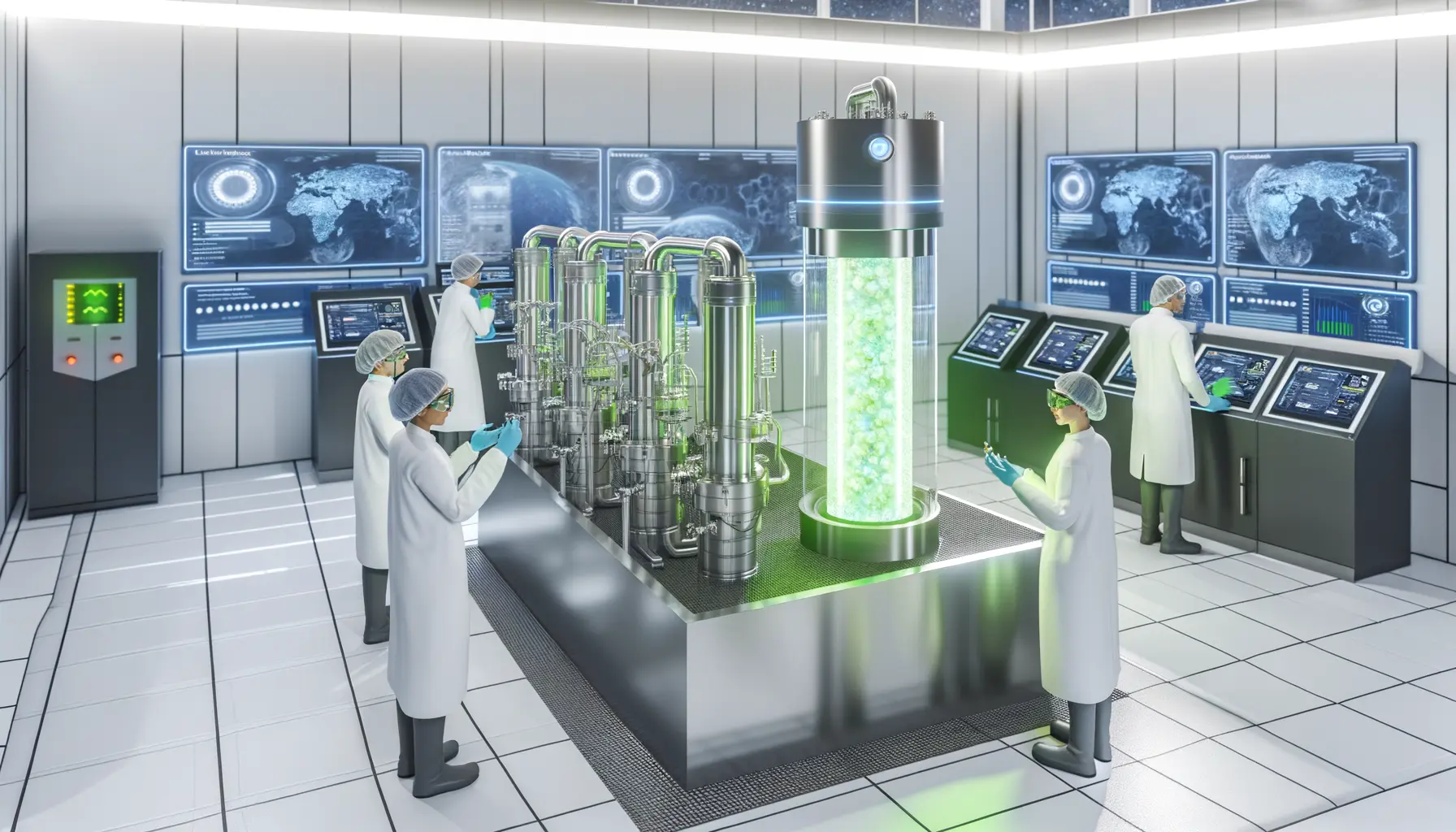 Hochtechnologisches Labor für grünen Wasserstoff