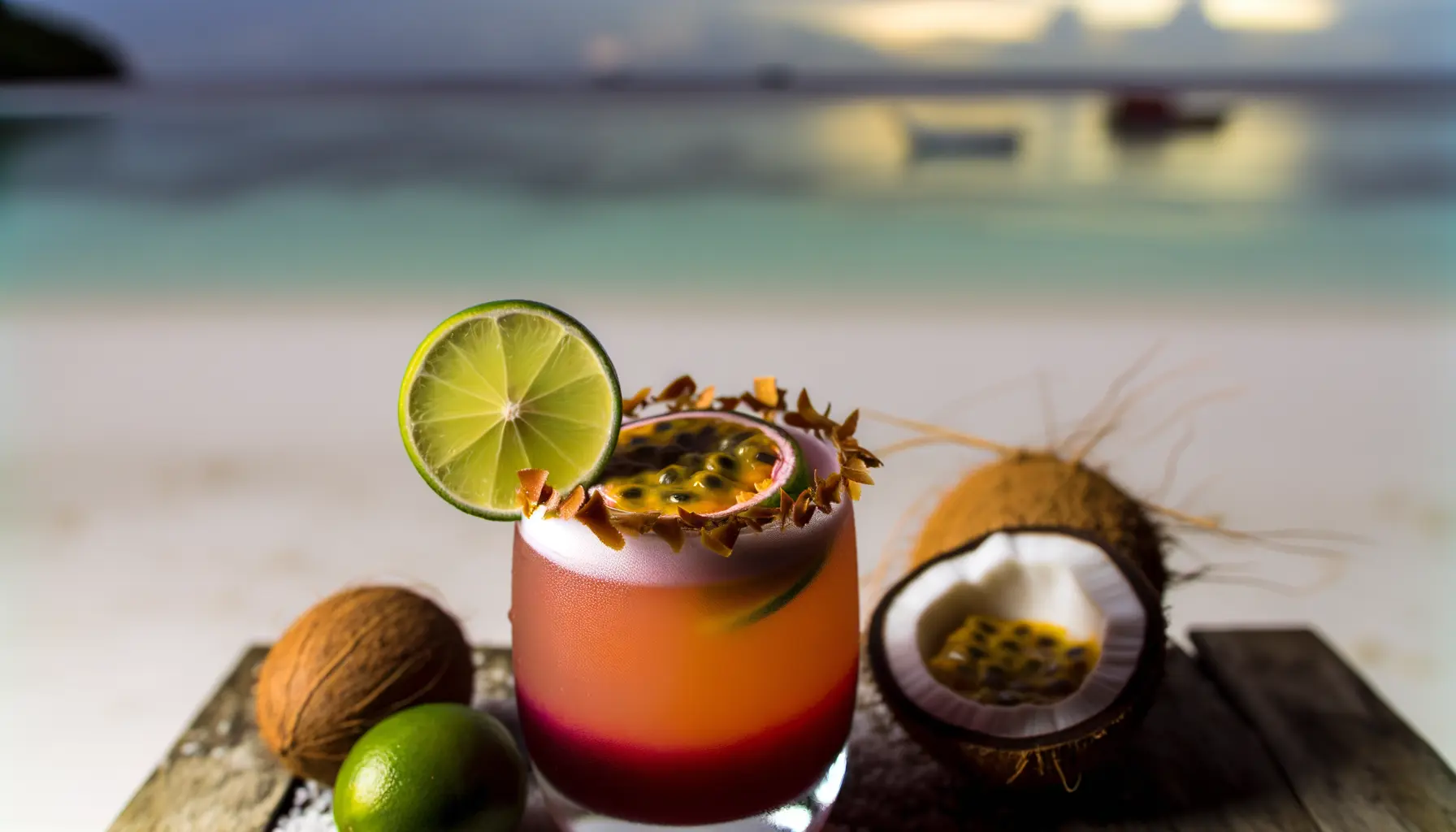 Tropischer Cocktail