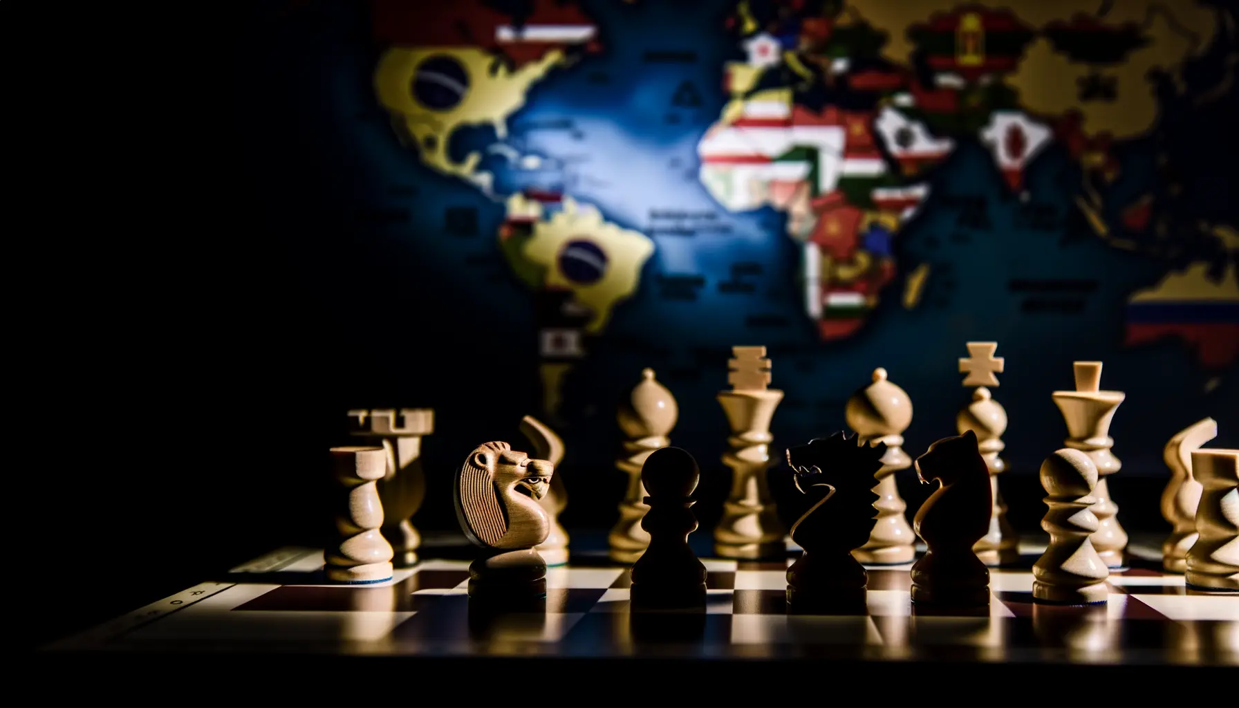 Geopolitisches Schachspiel