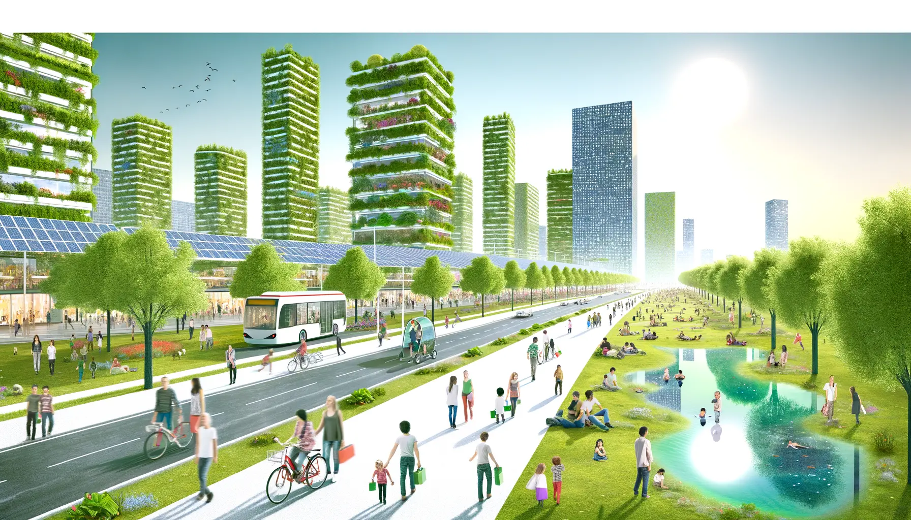 Vision einer nachhaltigen Stadt